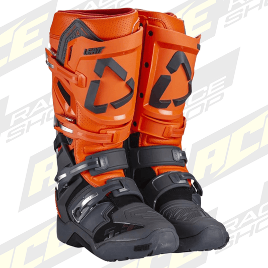 LEATT BOOT 5.5 FLEXLOCK ENDURO ORANGE - ACE Race Shop