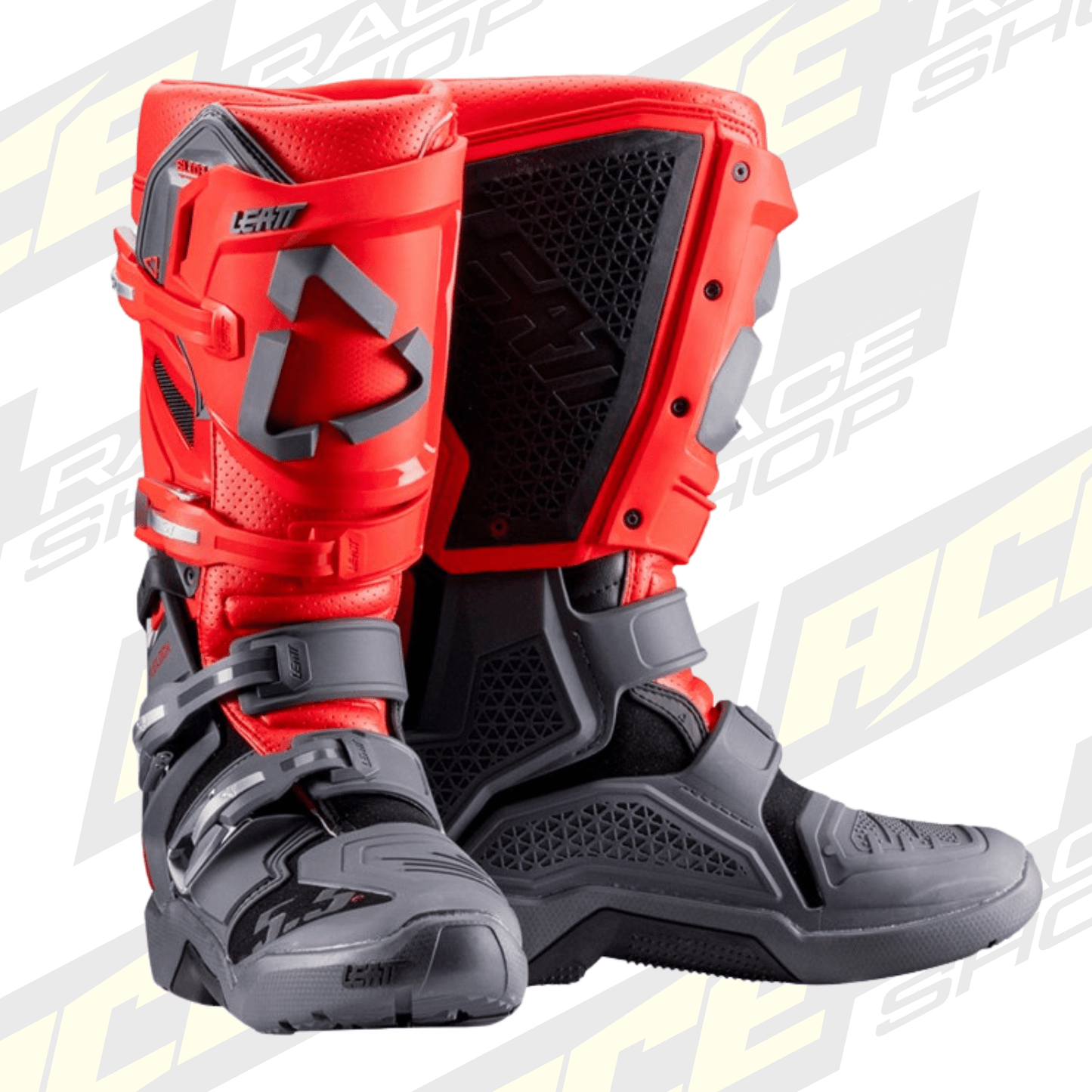 LEATT BOOT 5.5 FLEXLOCK ENDURO RED - ACE Race Shop