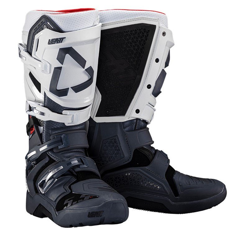 LEATT BOOT 5.5 FLEXLOCK ENDURO WHITE - ACE Race Shop