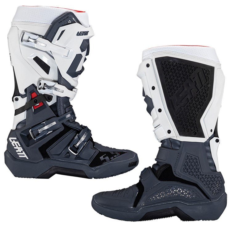 LEATT BOOT 5.5 FLEXLOCK ENDURO WHITE - ACE Race Shop