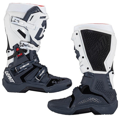 LEATT BOOT 5.5 FLEXLOCK ENDURO WHITE - ACE Race Shop