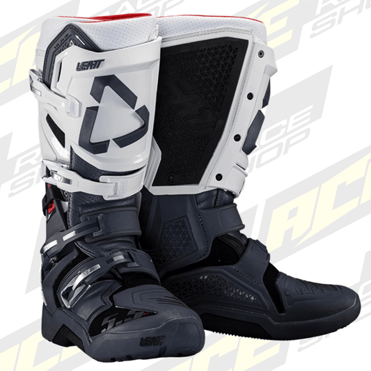 LEATT BOOT 5.5 FLEXLOCK ENDURO WHITE - ACE Race Shop