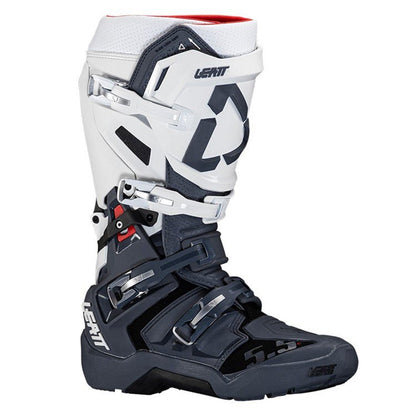 LEATT BOOT 5.5 FLEXLOCK ENDURO WHITE - ACE Race Shop