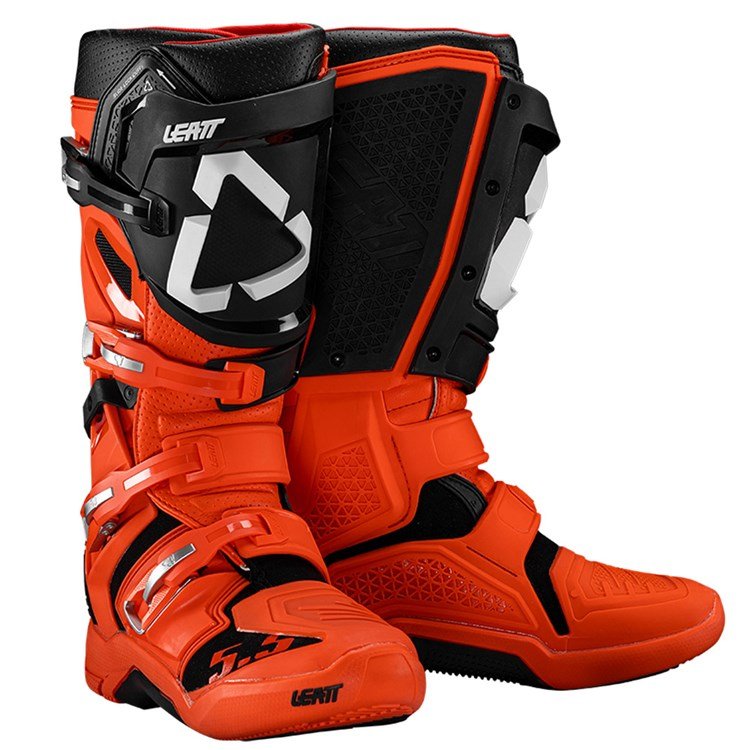LEATT BOOT 5.5 FLEXLOCK ORANGE - ACE Race Shop