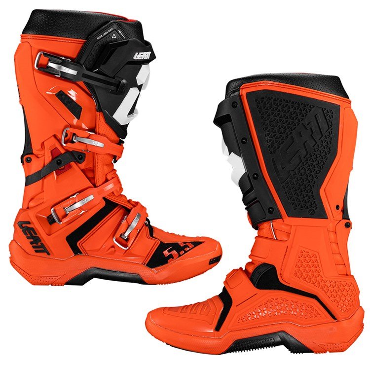 LEATT BOOT 5.5 FLEXLOCK ORANGE - ACE Race Shop