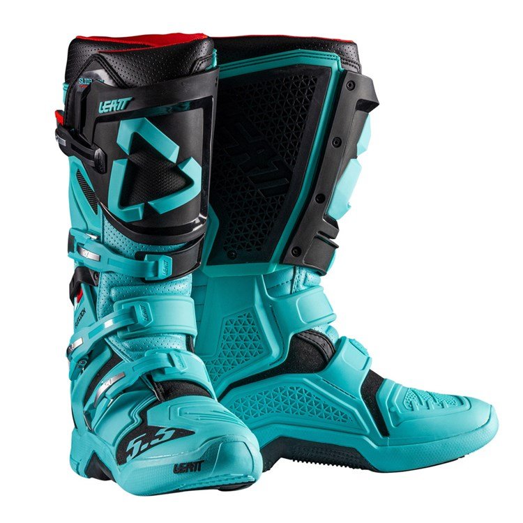 LEATT BOOT 5.5 FLEXLOCK TEAL - MOTOCROSS / ENDURO BOOTS - ACE Race Shop