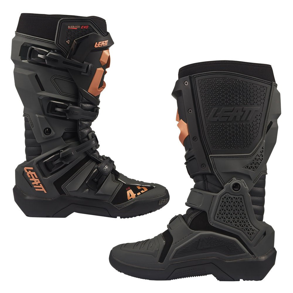 LEATT BOOT MOTO 4.5 ENDURO EVO GRAPHENE BLACK - ACE Race Shop