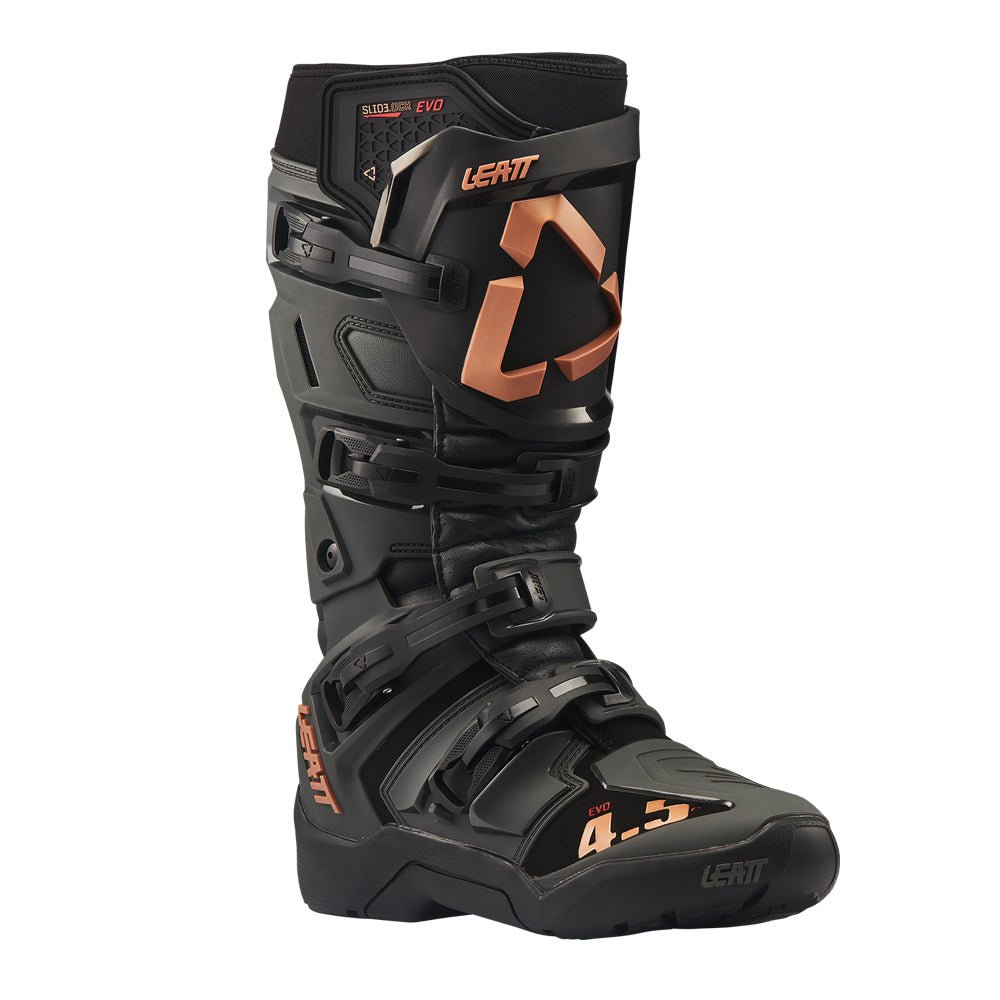 LEATT BOOT MOTO 4.5 ENDURO EVO GRAPHENE BLACK - ACE Race Shop