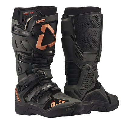 LEATT BOOT MOTO 4.5 ENDURO EVO GRAPHENE BLACK - ACE Race Shop