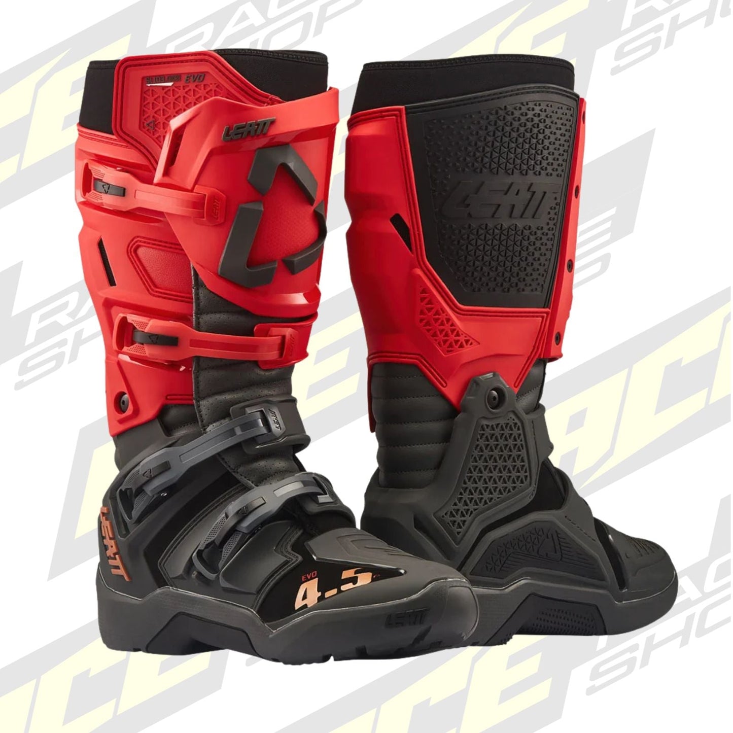 LEATT BOOT MOTO 4.5 ENDURO EVO - RED BLACK - ACE Race Shop