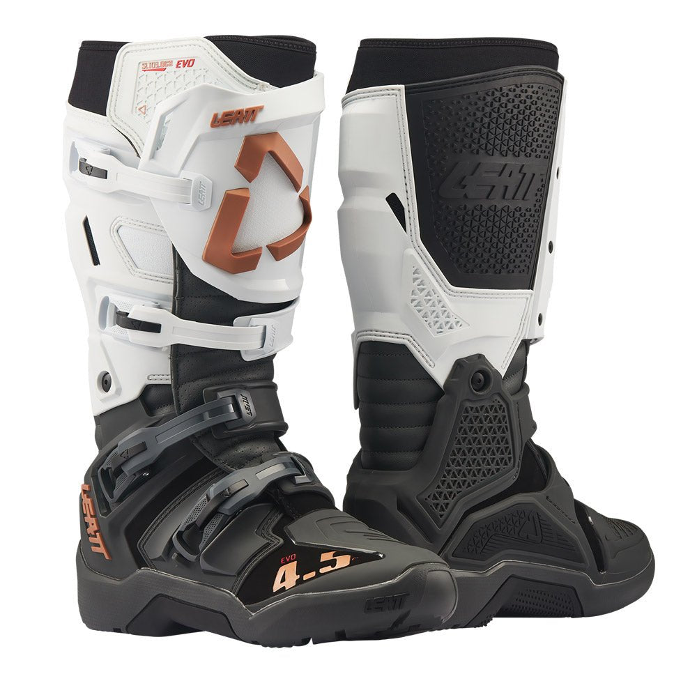 LEATT BOOT MOTO 4.5 ENDURO EVO - WHITE BLACK GOLD - ACE Race Shop