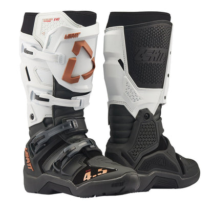 LEATT BOOT MOTO 4.5 ENDURO EVO - WHITE BLACK GOLD - ACE Race Shop