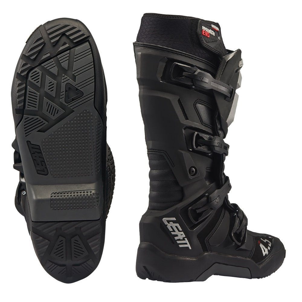 LEATT BOOT MOTOCROSS ENDURO 4.5 HYDRADRI EVO WATERPROOF - BLACK - ACE Race Shop