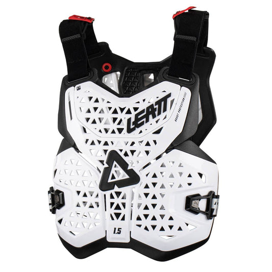 LEATT CHEST PROTECTOR 1.5 ADULT WHITE - ACE Race Shop