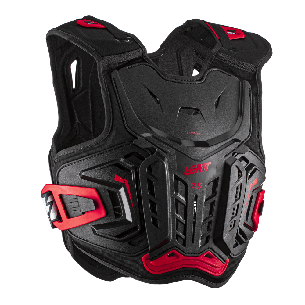 LEATT CHEST PROTECTOR 2.5 BLACK/RED JUNIOR - ACE Race Shop