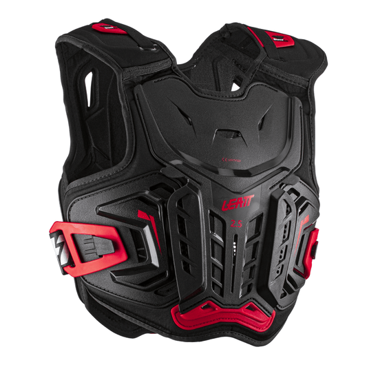 LEATT CHEST PROTECTOR 2.5 BLACK/RED JUNIOR - ACE Race Shop