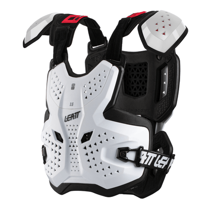 LEATT CHEST PROTECTOR 3.5 PRO ADULT WHITE - ACE Race Shop