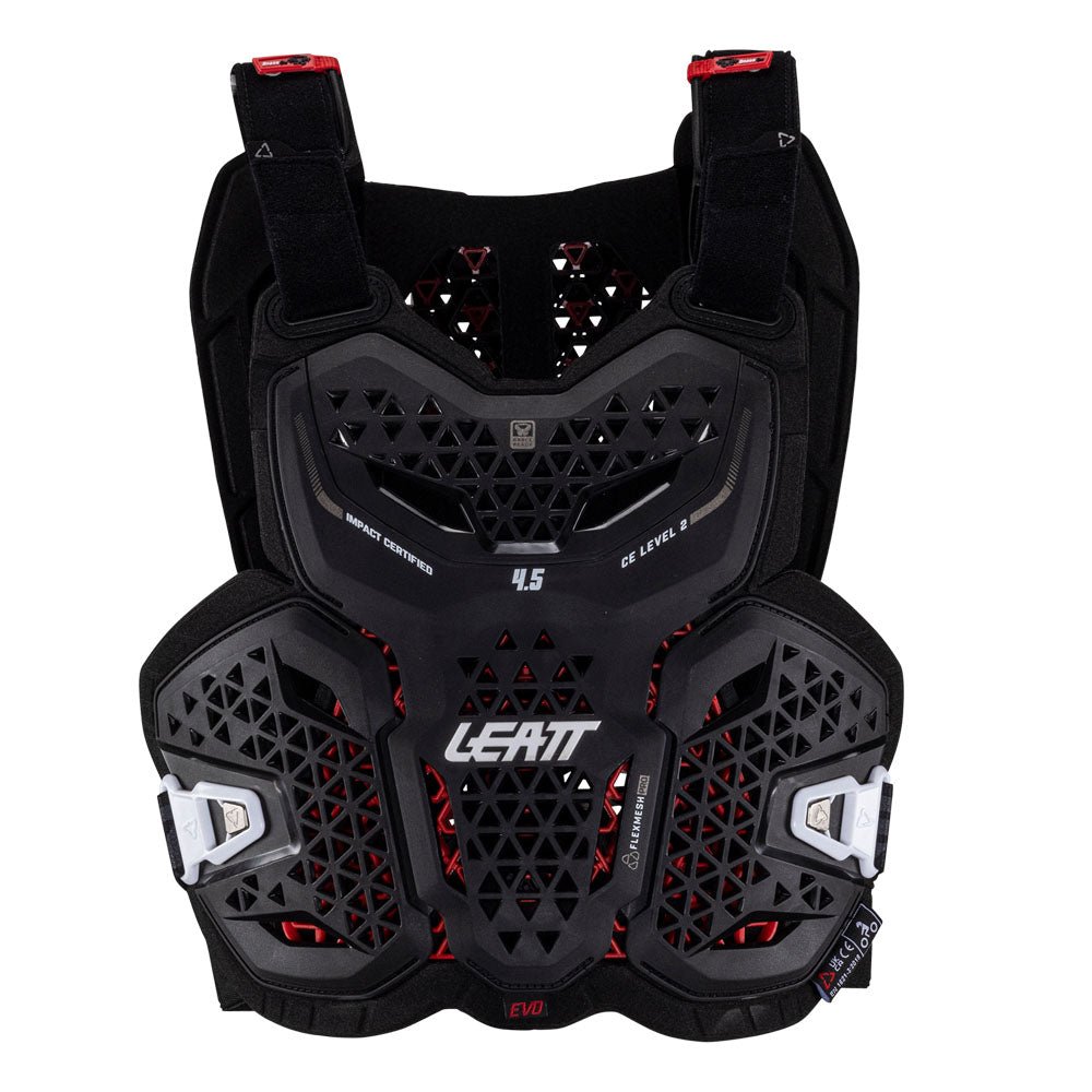 LEATT CHEST PROTECTOR 4.5 EVO BLACK - ACE Race Shop