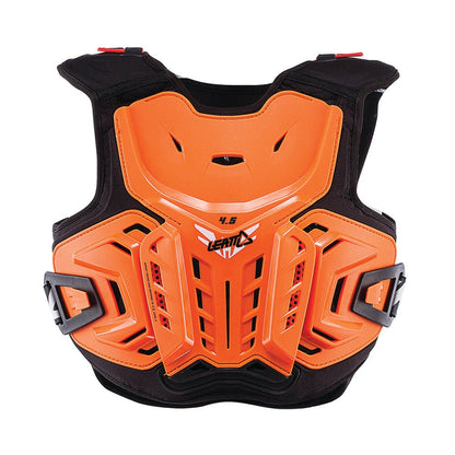 LEATT CHEST PROTECTOR 4.5 ORANGE/WHITE JUNIOR - ACE Race Shop