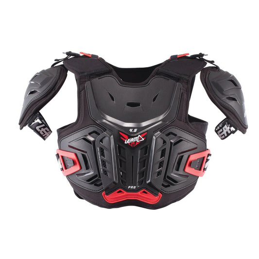 LEATT CHEST PROTECTOR 4.5 PRO BLACK/RED JUNIOR - ACE Race Shop