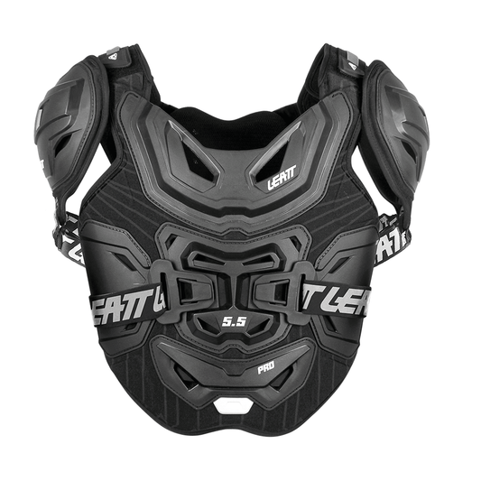 LEATT CHEST PROTECTOR 5.5 PRO BLACK (R) - ACE Race Shop