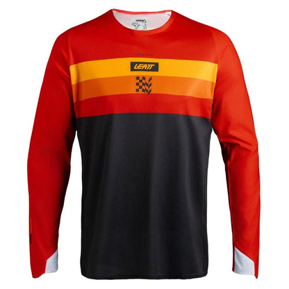 LEATT ENDURO 4.5 SHIRT & PANT KIT COMBO BLACK/RED - ACE Race Shop