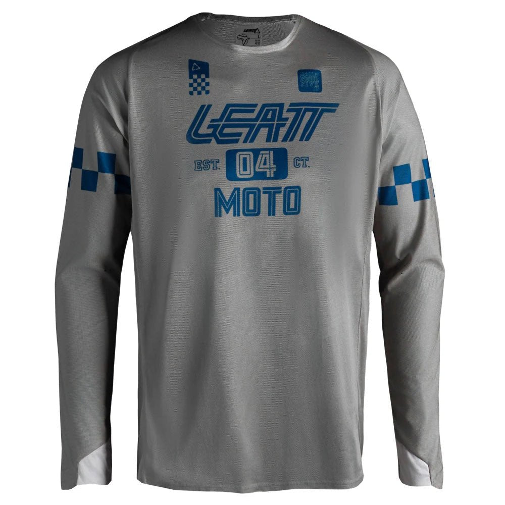 LEATT ENDURO 4.5 SHIRT & PANT KIT COMBO X-FLOW GREY - ACE Race Shop