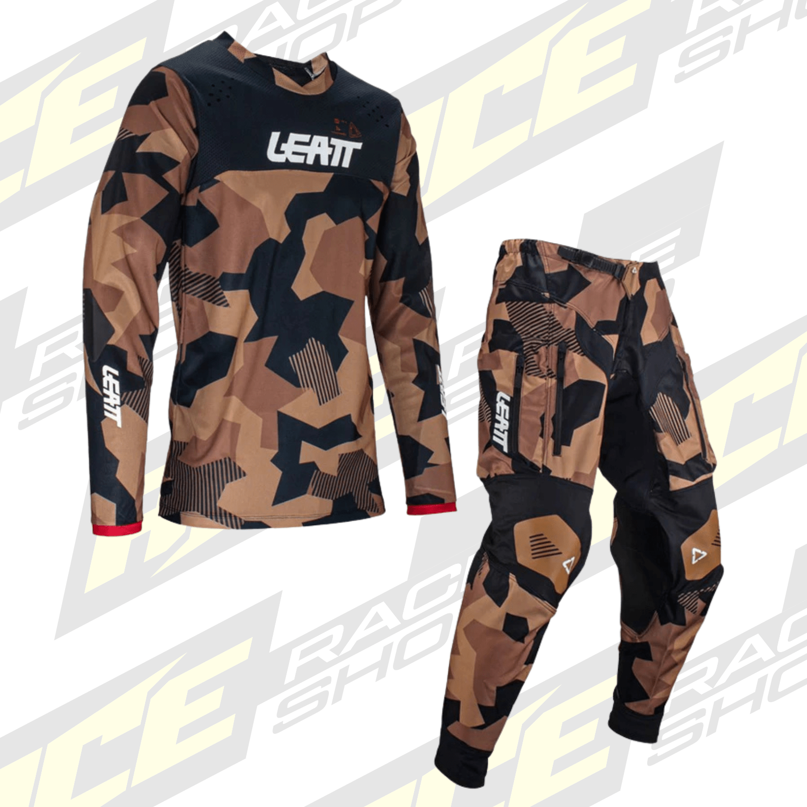 LEATT ENDURO BROWN KIT COMBO - ACE Race Shop