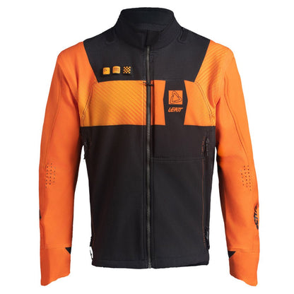 LEATT ENDURO JACKET MOTO 4.5 OFFROAD ENDURO HATCHET - ORANGE BLACK - ACE Race Shop