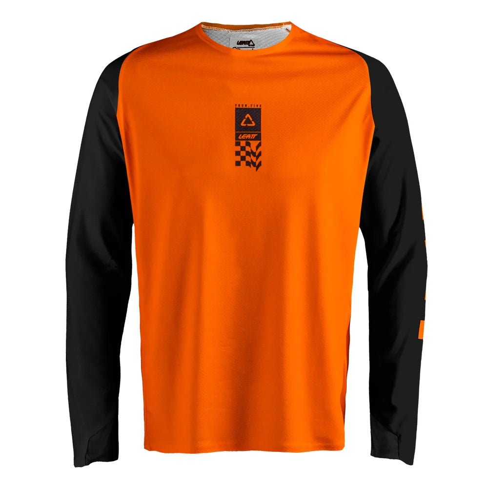 LEATT ENDURO MOTO 4.5 SHIRT & JERSEY KIT COMBO - SPEED ORANGE - ACE Race Shop