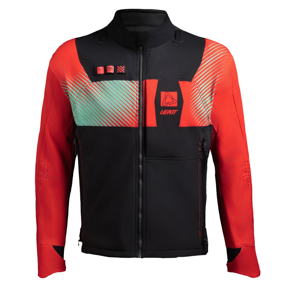 LEATT ENDURO OFFROAD JACKET MOTO 4.5 ENDURO HATCHET - RED BLACK - ACE Race Shop