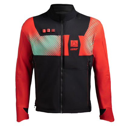 LEATT ENDURO OFFROAD JACKET MOTO 4.5 ENDURO HATCHET - RED BLACK - ACE Race Shop