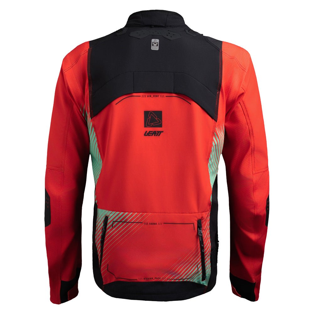 LEATT ENDURO OFFROAD JACKET MOTO 4.5 ENDURO HATCHET - RED BLACK - ACE Race Shop