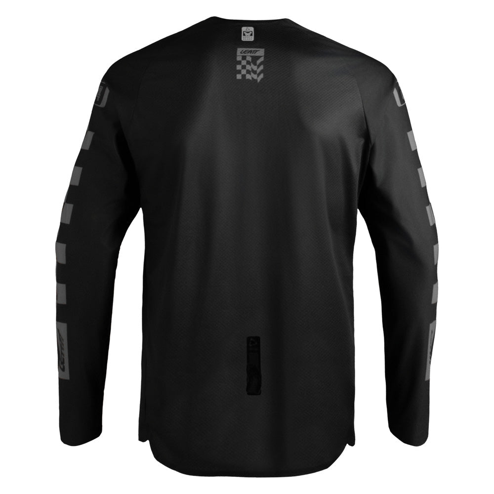 LEATT ENDURO SHIRT JERSEY TOP MOTO 4.5 ENDURO - SPEED BLACK - ACE Race Shop