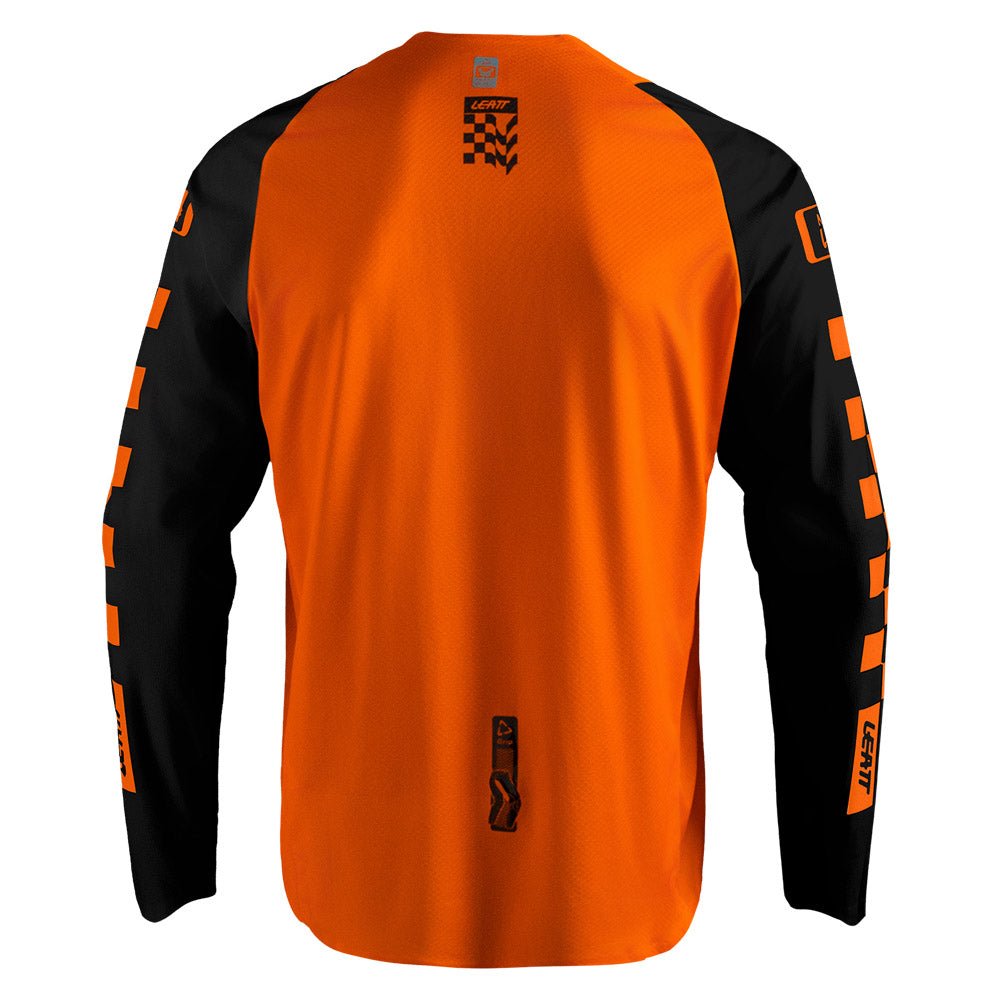 LEATT ENDURO SHIRT JERSEY TOP MOTO 4.5 ENDURO - SPEED ORANGE - ACE Race Shop