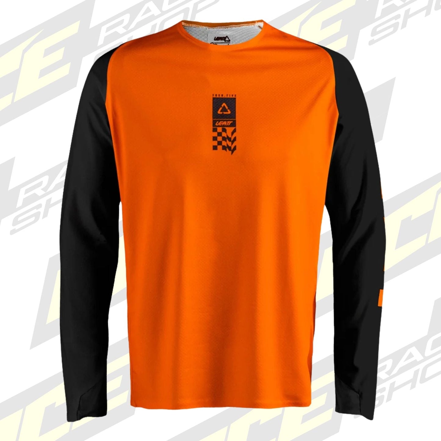 LEATT ENDURO SHIRT JERSEY TOP MOTO 4.5 ENDURO - SPEED ORANGE - ACE Race Shop
