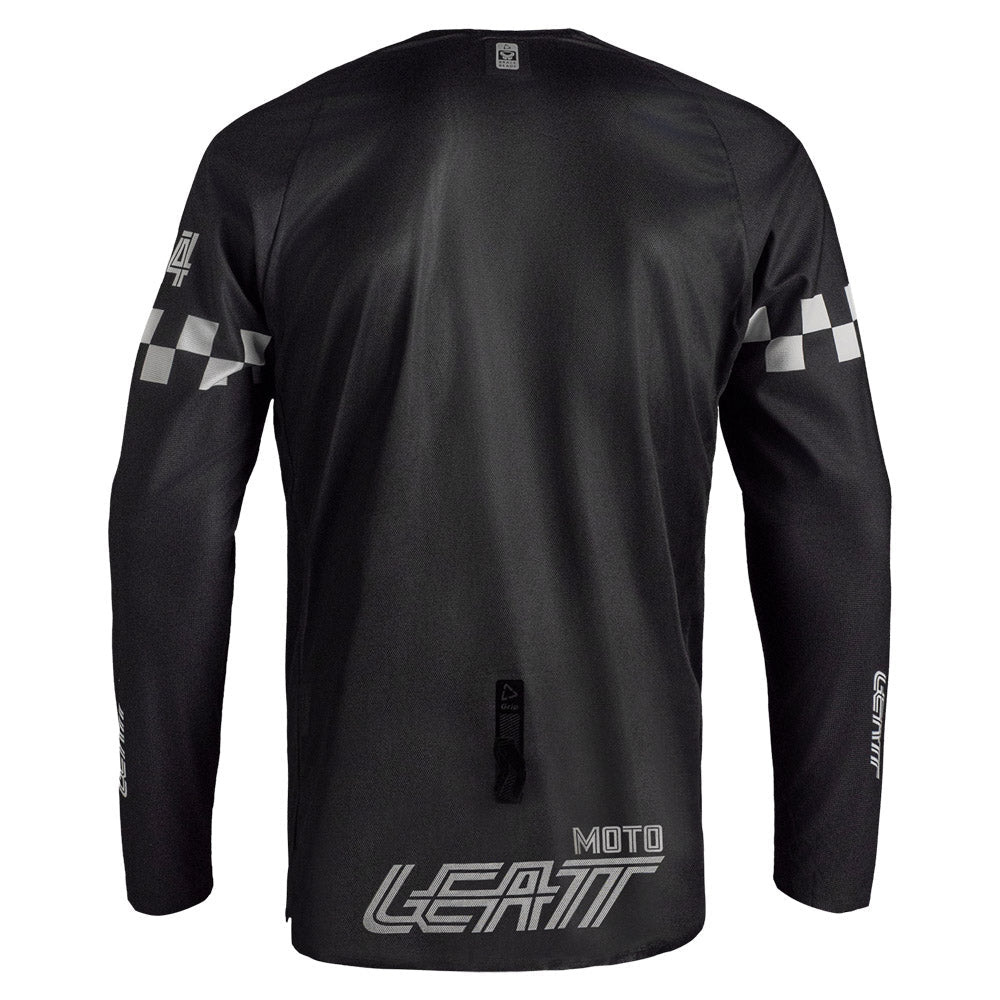 LEATT ENDURO SHIRT JERSEY TOP MOTO 4.5 ENDURO X-FLOW SPEED BLACK - ACE Race Shop