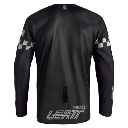 LEATT ENDURO SHIRT JERSEY TOP MOTO 4.5 ENDURO X-FLOW SPEED BLACK - ACE Race Shop
