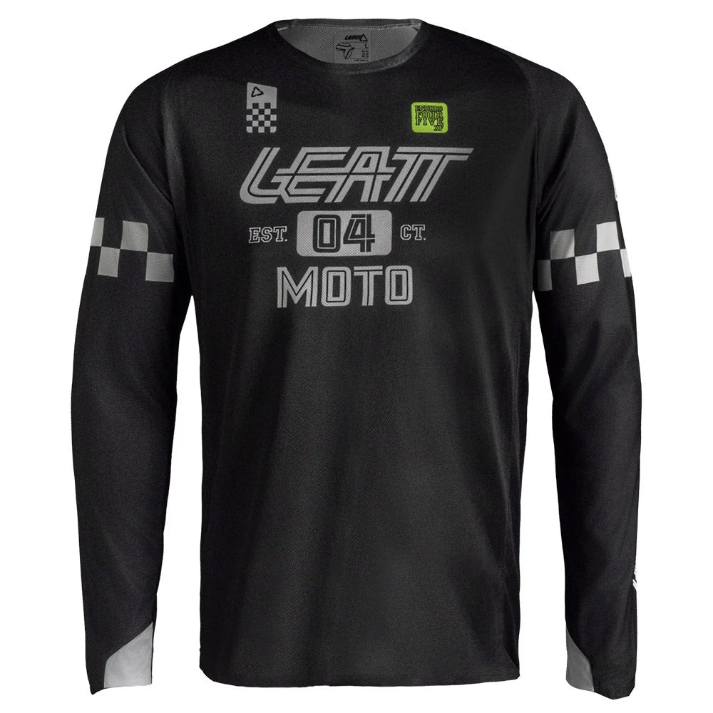 LEATT ENDURO 4.5 X-FLOW SPEED BLACK SHIRT & PANT KIT COMBO
