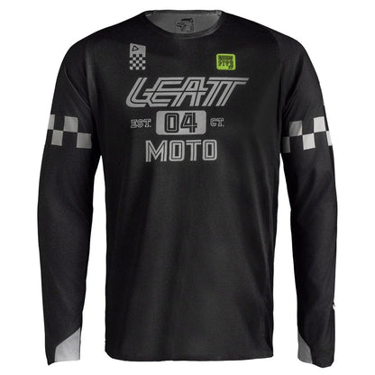 LEATT ENDURO 4.5 X-FLOW SPEED BLACK SHIRT & PANT KIT COMBO