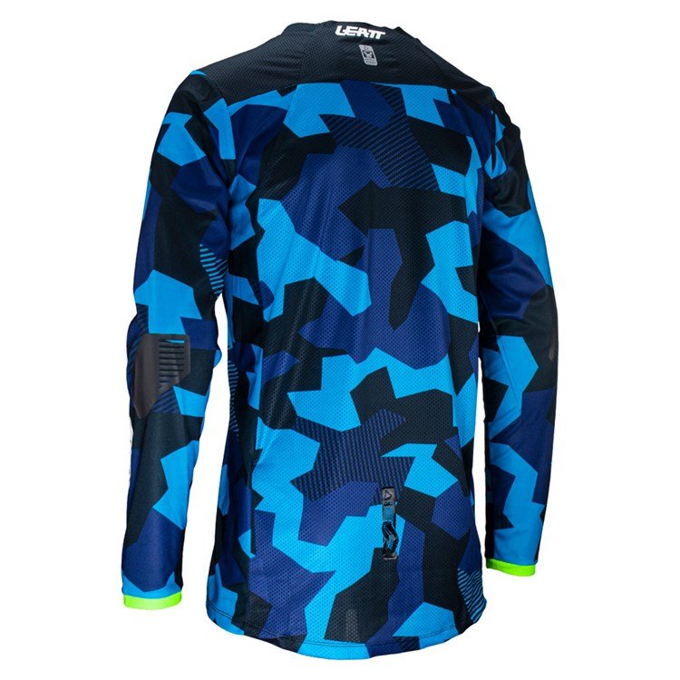 LEATT ENDURO SHIRT MOTO 4.5 BLUE - ACE Race Shop