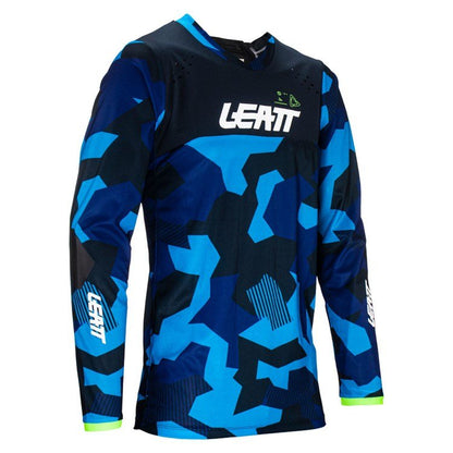 LEATT ENDURO SHIRT MOTO 4.5 BLUE - ACE Race Shop