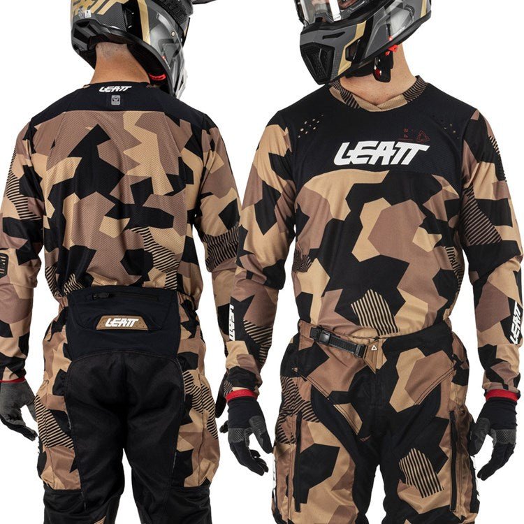 LEATT ENDURO SHIRT MOTO 4.5 STONE BROWN - ACE Race Shop