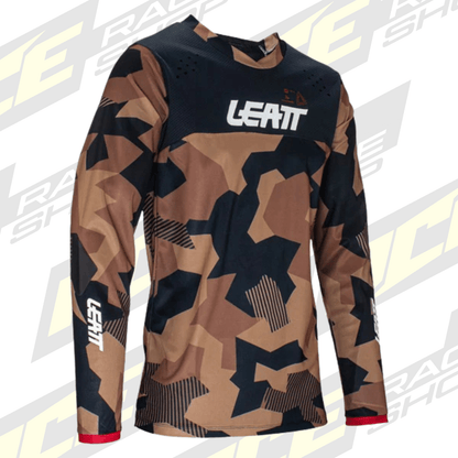LEATT ENDURO SHIRT MOTO 4.5 STONE BROWN - ACE Race Shop