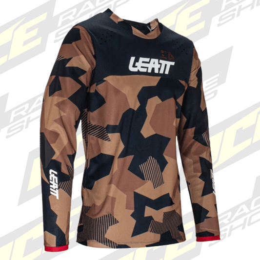LEATT ENDURO SHIRT MOTO 4.5 STONE BROWN - ACE Race Shop