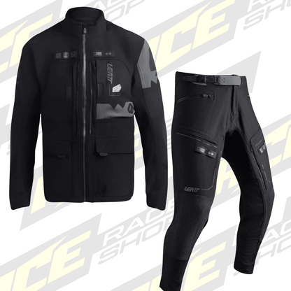 LEATT ENDURO WAERPROOF HYDRADRI 6.5 JACKET&PANT COMBO - BLACK - ACE Race Shop