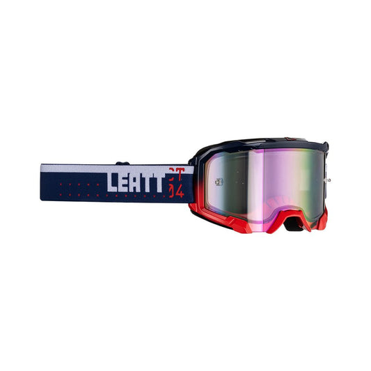 LEATT GOGGLE VELOCITY 4.5 IRIZ ROYAL - PURPLE LENS - ACE Race Shop