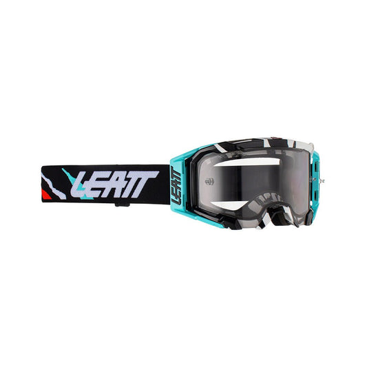 LEATT GOGGLE VELOCITY 5.5 ACID TIGER - LIGHT GREY LENS (r) - ACE Race Shop