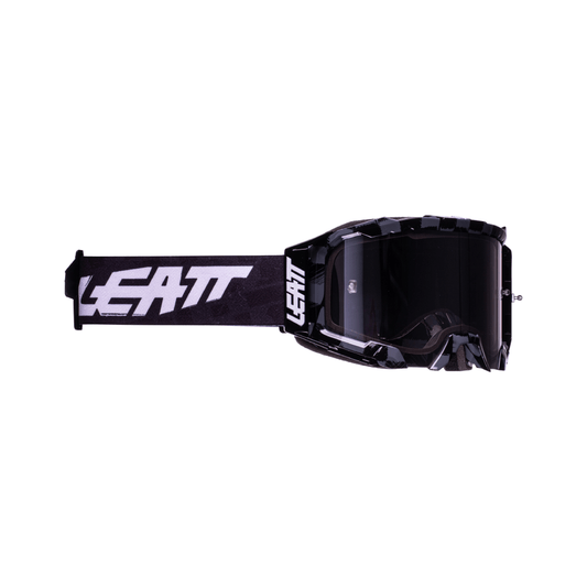 LEATT GOGGLE VELOCITY 5.5 IRIZ BRUSHED - SILVER LENS (r) - ACE Race Shop