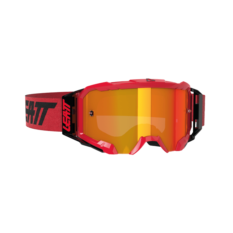 LEATT GOGGLE VELOCITY 5.5 IRIZ RED - RED LENS (r) - ACE Race Shop